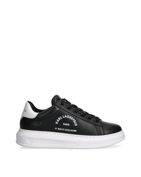 26FW 칼라거펠트 스니커즈 KL52538K 000 black leather NERO BIANCO