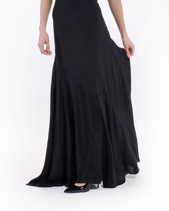 25SS 칼라거펠트 롱 원피스 A2W13016 999 NERO - KARL LAGERFELD