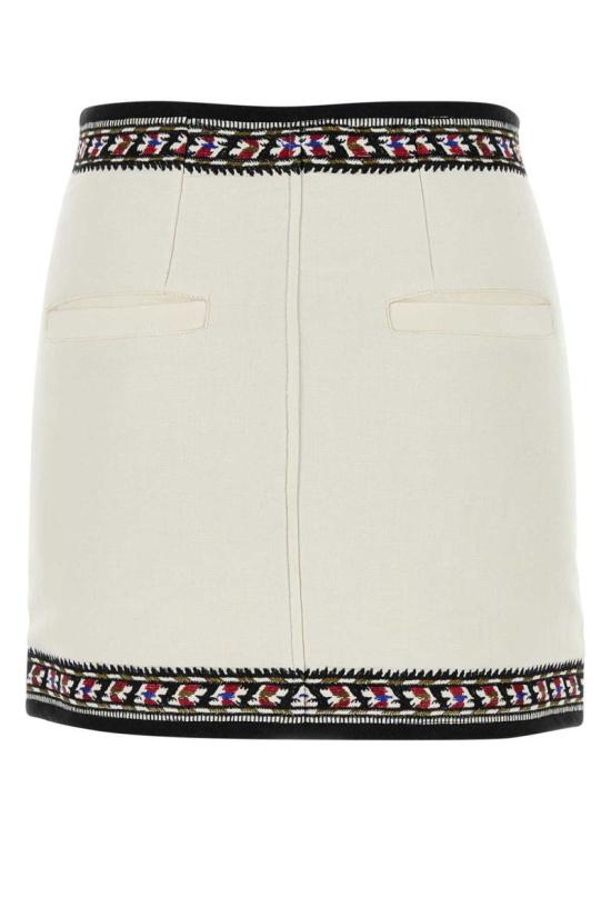 25SS 이자벨마랑에뚜왈 숏 스커트 JU0288FAC1J09E 23EC WHITE - ISABEL MARANT ETOILE