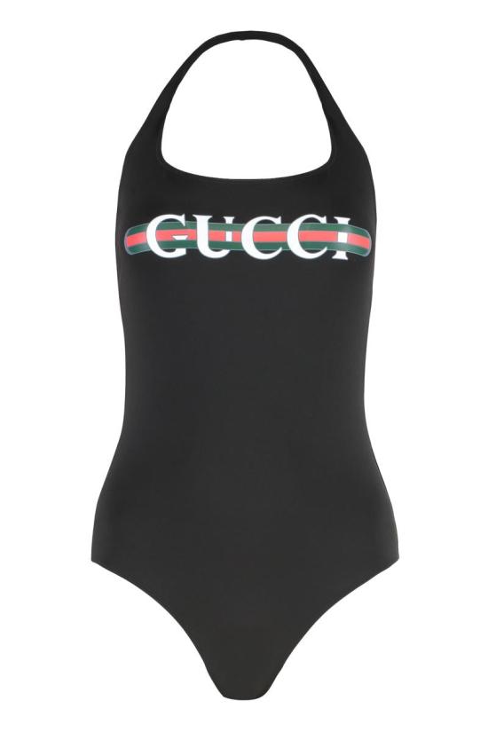 25SS 구찌 스파클링 저지 스윔수트  820749XHAKC 1152 Black