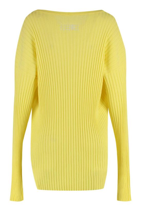 25SS MM6 메종마르지엘라 스웨터 S62HL0036M13125 172 YELLOW - MM6 MAISON MARGIELA
