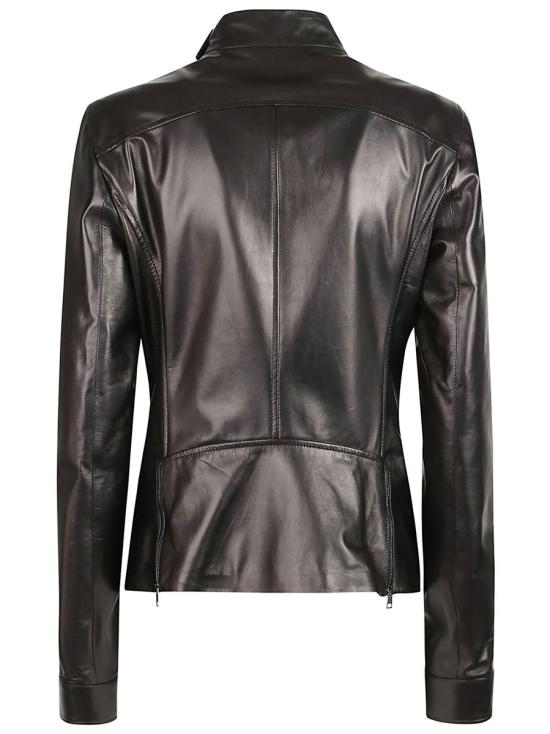 25SS Myskin 가죽 자켓 MY916D Black - OTHER BRANDS