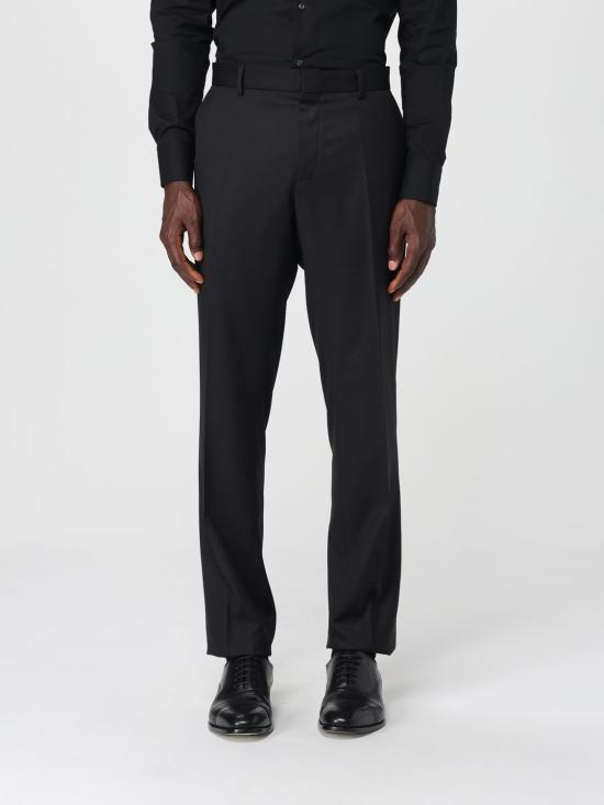 25FW 보스 스트레이트 팬츠 50469174 001 Black