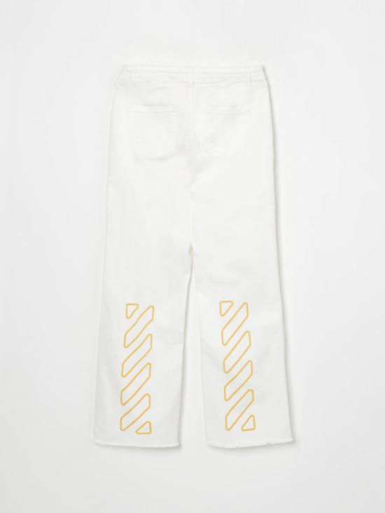 25SS [키즈] 오프화이트 진 OGYB002S25DEN0010118 White - OFF WHITE