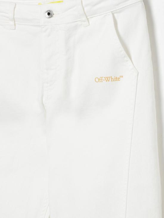 25SS [키즈] 오프화이트 진 OGYB002S25DEN0010118 White - OFF WHITE