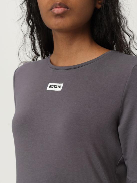 25SS 로테이트 반팔 티셔츠 114094 1205 Grey - ROTATE