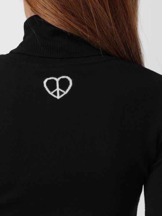 24FW 모스키노 터틀넥 09028700 1555 Black - MOSCHINO