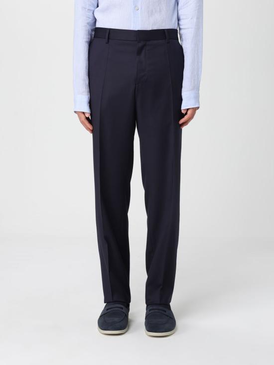 25FW 보스 스트레이트 팬츠 50469174 401 Blue