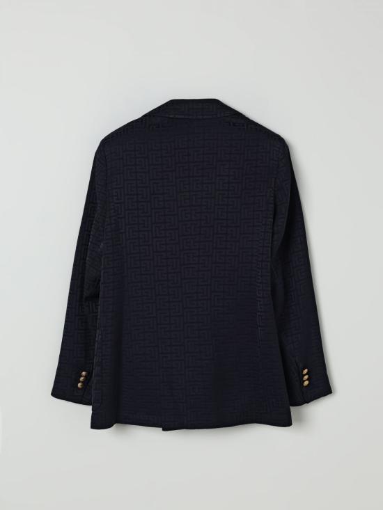 25SS [키즈] 발망 캐주얼 자켓 BW2Q34S0192 60K Blue - BALMAIN
