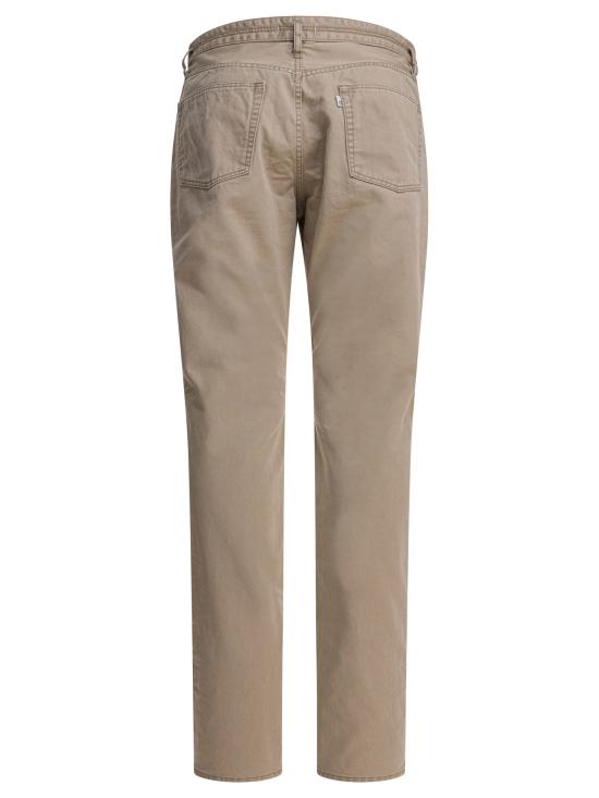 25SS 논네이티브 스트레이트 팬츠 포켓 5개 달린 베이지색 면바지 - NONNATIVE