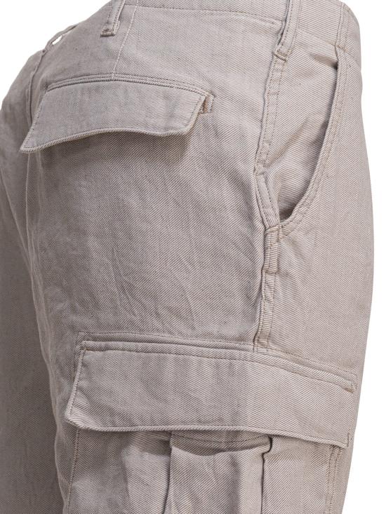 25SS 논네이티브 스트레이트 팬츠 린넨 혼방 카고 팬츠 (회색) - NONNATIVE