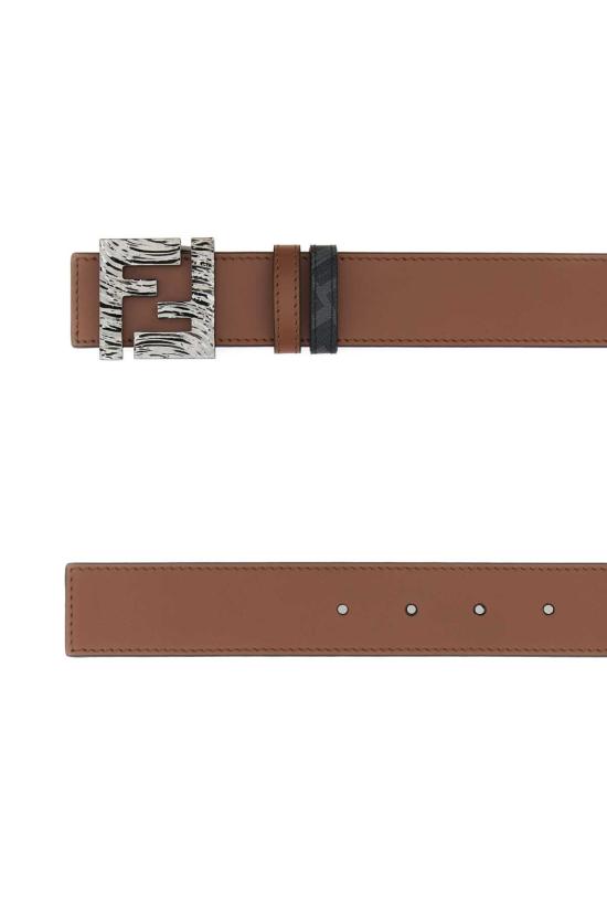 25SS 펜디 가죽 벨트 7C0543AFF2 F1SCK Camel - FENDI