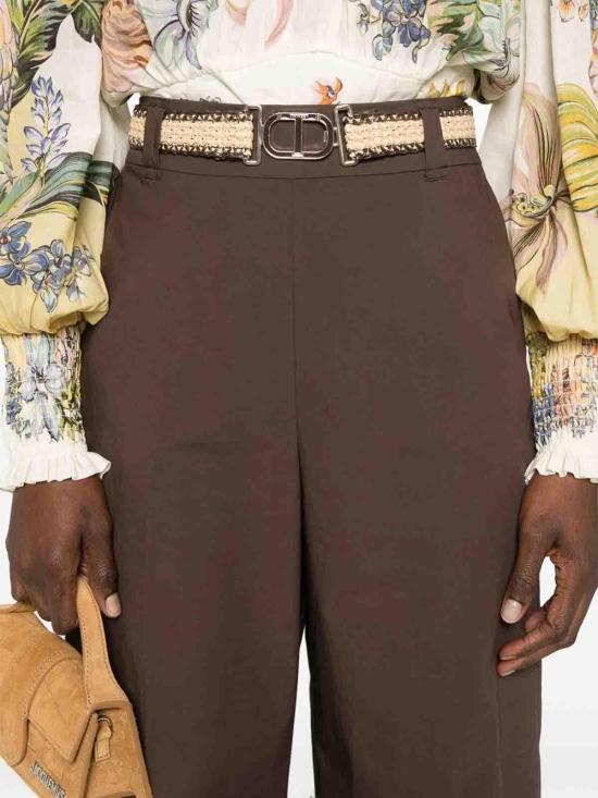 25SS 트윈셋 스트레이트 팬츠 251TT210500203 Brown - TWINSET