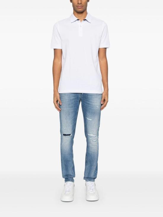 26SS 페이 폴로 티셔츠 NPMB250135STDWU001 White - FAY