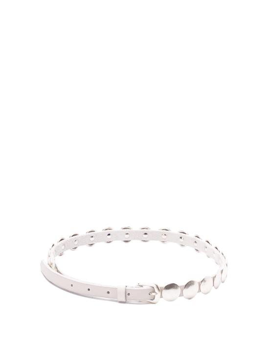  골든구스 슬림 벨트 GWA00408A00013710118 Cream