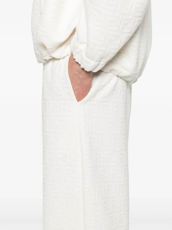  펜디 트레이닝/조거 팬츠 FAB926AU8OF1BJD Cream - FENDI