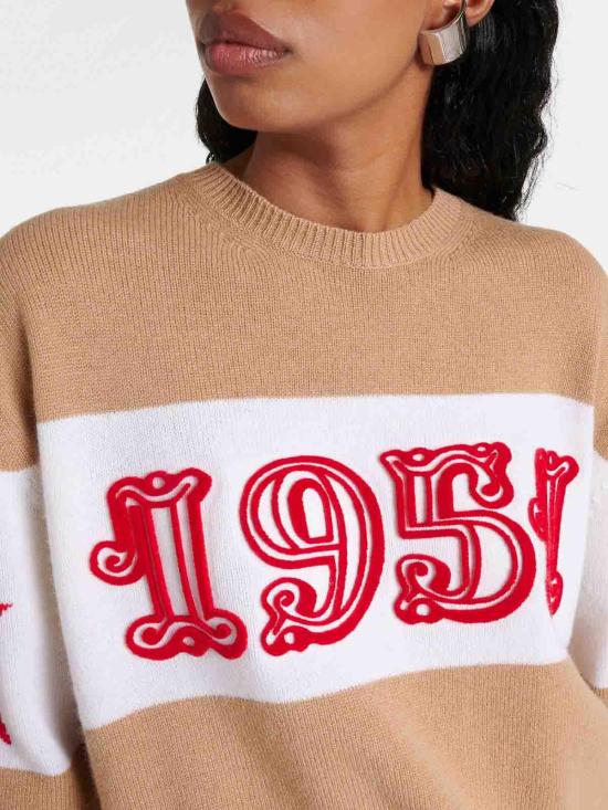 25FW 막스마라 긴팔 티셔츠 2421366121650DIRCE007 Camel - MAX MARA