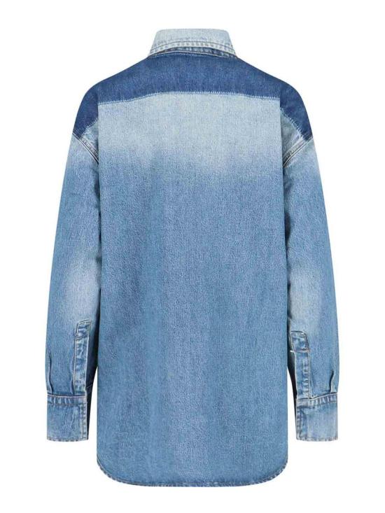 25FW 빅토리아 베컴 셔츠 1324DSH005560CBROKENVINTAGEWASH Blue - VICTORIA BECKHAM