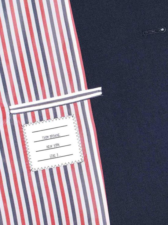 25FW 톰브라운 수트 자켓 MJU568AF0582415 Blue - THOM BROWNE