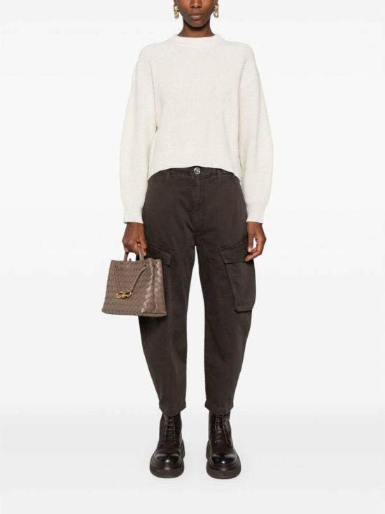  핑코 스트레이트 팬츠 103909A21YL64 Brown - PINKO