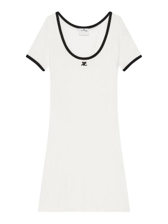 25SS 쿠레쥬 숏 원피스 225JRO600JS02030098HERITAGEWHITEBLACK White