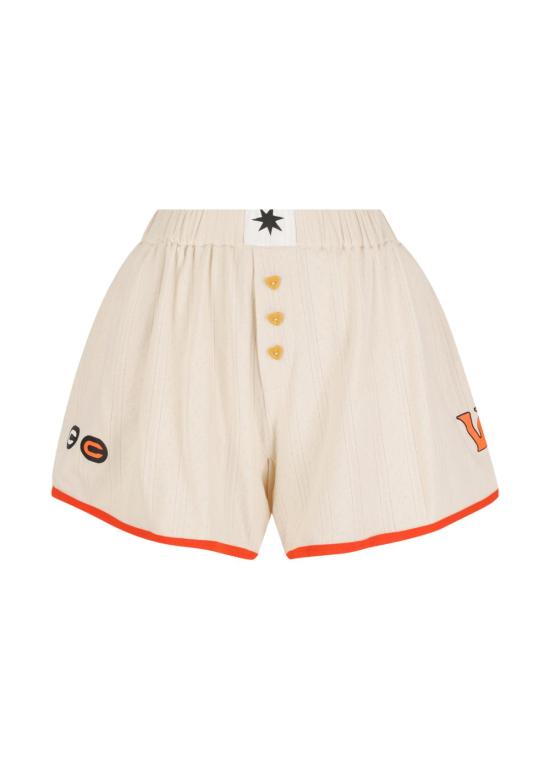  Ciao Ciao Vacation 숏팬츠 Spencer 미니 쇼츠 크림/레드 - OTHER BRANDS