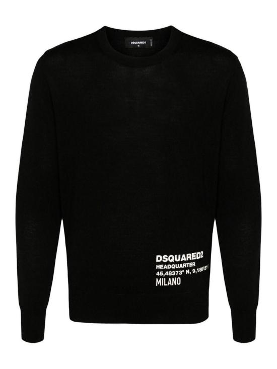 24FW 디스퀘어드2 스웨터 S74HA1482D13026900C Black