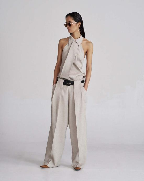  더 엔케이씨 스토어 민소매 티셔츠 Nkc Store 보니 리넨 홀터 탑