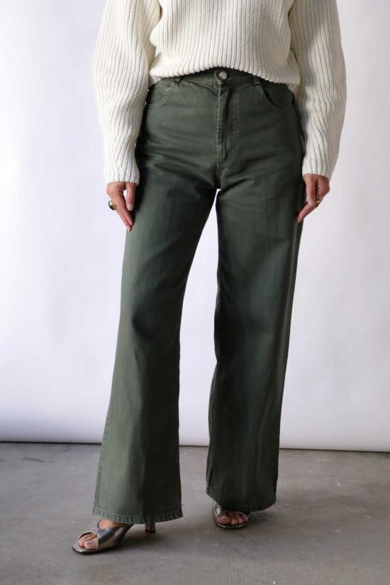  레이첼 코미 스트레이트 팬츠 푸에르토 판트 포레스트 - RACHEL COMEY