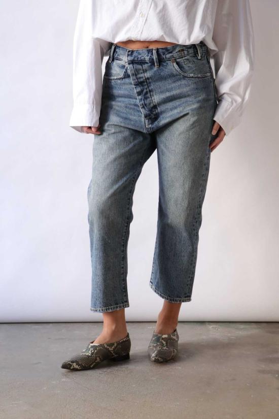  알13 데님 팬츠 R13 엑센 진 바터 인디고 - R13