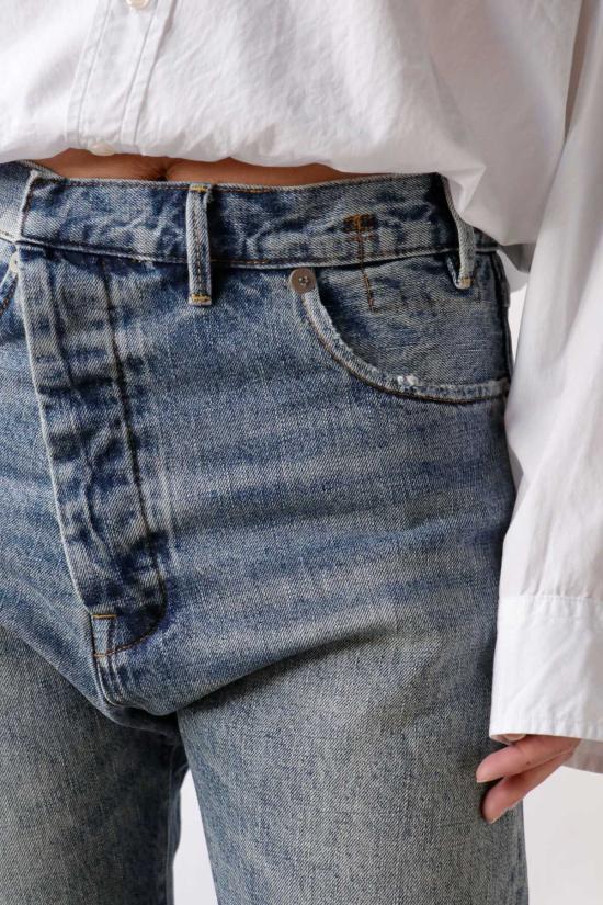  알13 데님 팬츠 R13 엑센 진 바터 인디고 - R13