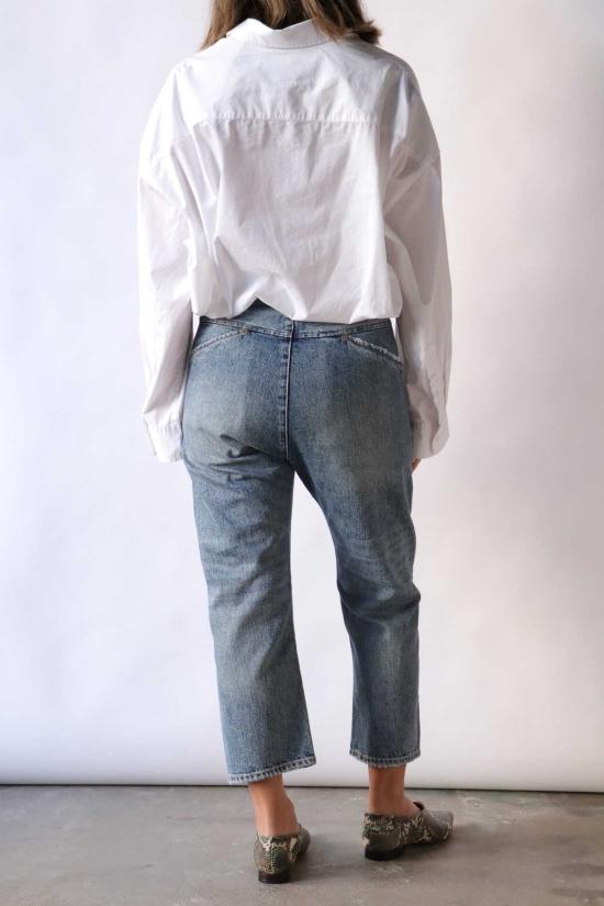  알13 데님 팬츠 R13 엑센 진 바터 인디고 - R13