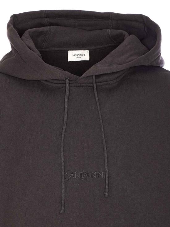 25FW 생로랑 그리 폰세 후드 818538Y36SW1467 - SAINT LAURENT