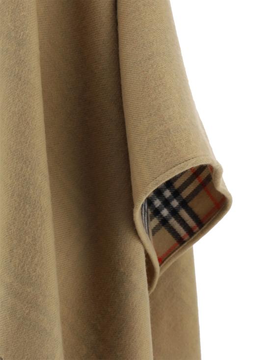 26SS 버버리 체크 울 리버시블 케이프 8071673 A7026 - BURBERRY