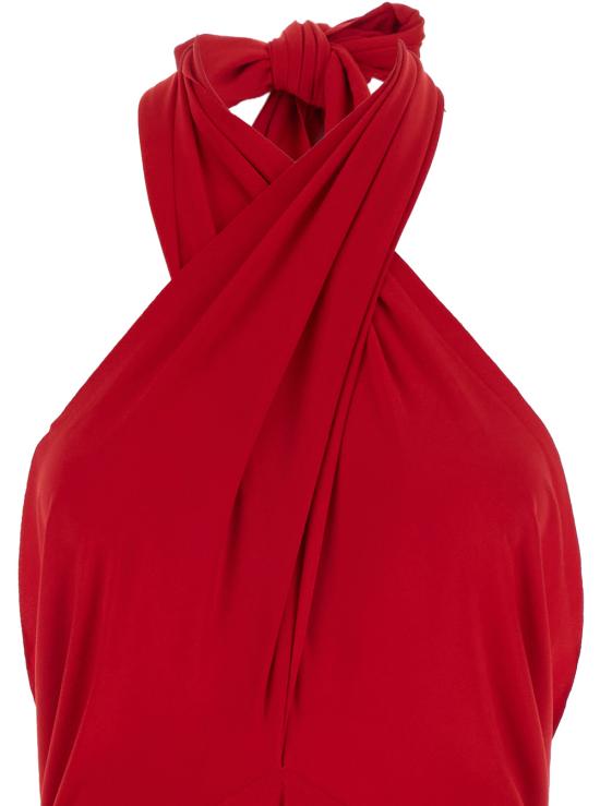 25FW 노마카말리 롱 원피스 KK2253PL213946 Red - NORMA KAMALI