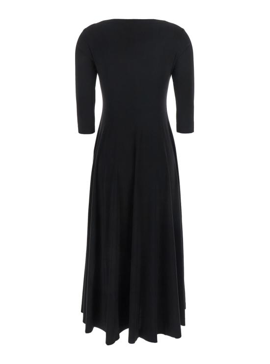 25FW 노마카말리 롱 원피스 KK2273PL145001 Black - NORMA KAMALI