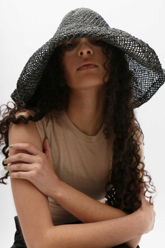  클라이드 버킷햇 차콜 위브 참