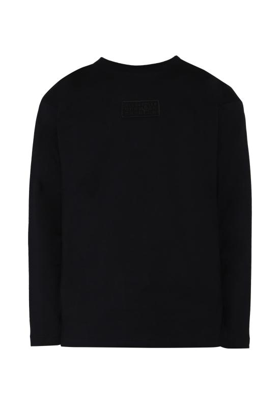 25FW [키즈] MM6 메종마르지엘라 티셔츠 M60910 MM04I M6900 BLACK