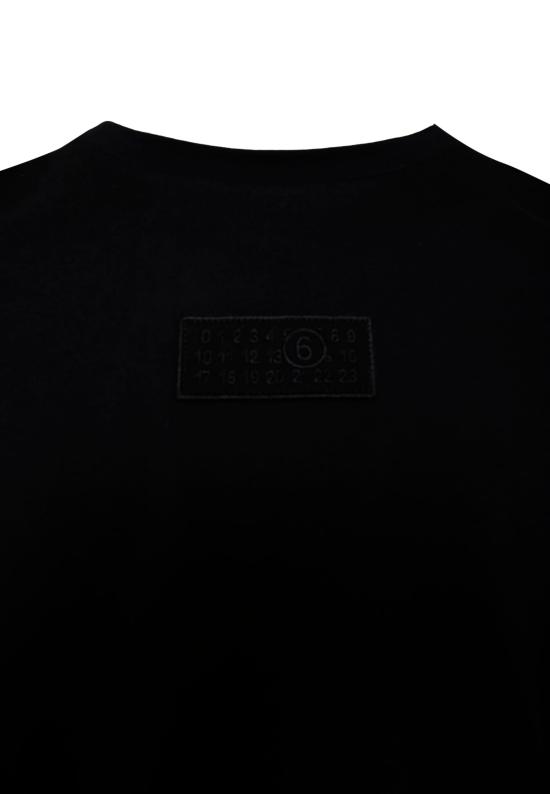 25FW [키즈] MM6 메종마르지엘라 티셔츠 M60910 MM04I M6900 BLACK - MM6 MAISON MARGIELA