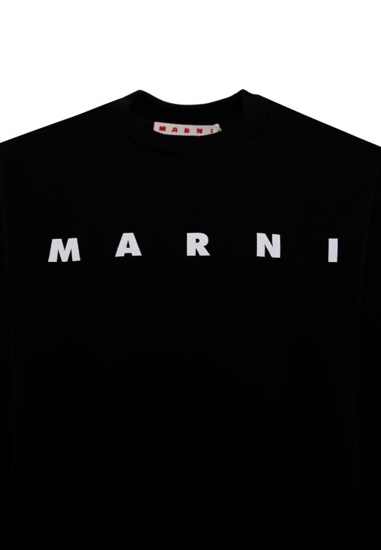 25FW [키즈] 마르니 니트/스웻셔츠 M01612 M00V0 0M900 BLACK - MARNI