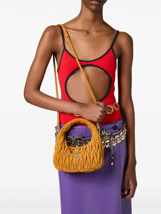 25SS 미우미우 마틀라쎄 완더 레더 토트백 5BC125VOOY AB7O F0R55 WHISKY - MIU MIU