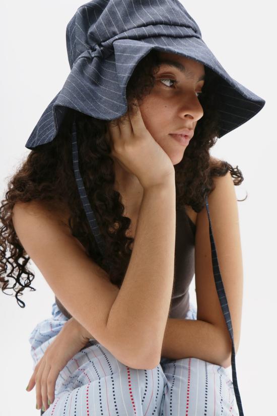  클라이드 버킷햇 데님 핀스트라이프 포르자 - CLYDE