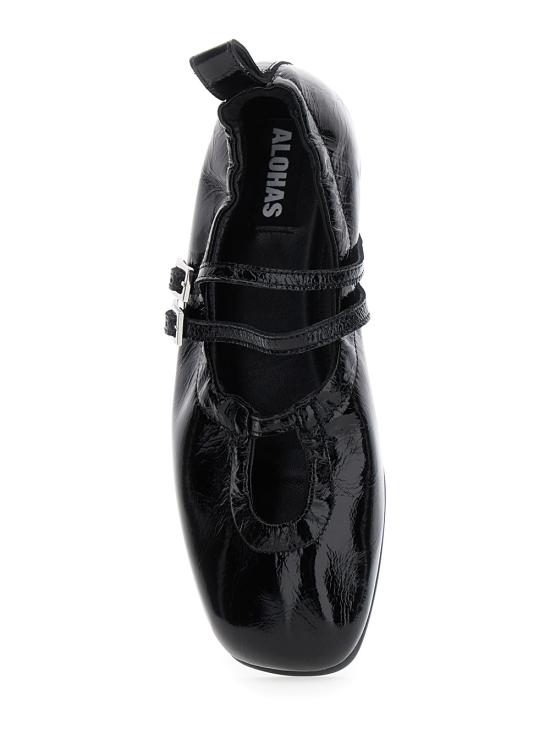 25FW 알로하스 플랫 슈즈 S10094501 Black - ALOHAS