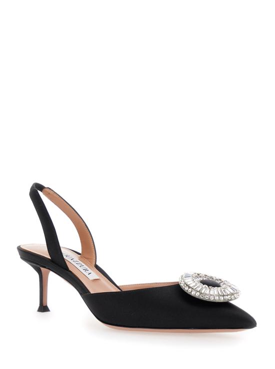 25FW 아쿠아주라 힐/펌프스 CYPMIDL0SAT000 Black - AQUAZZURA
