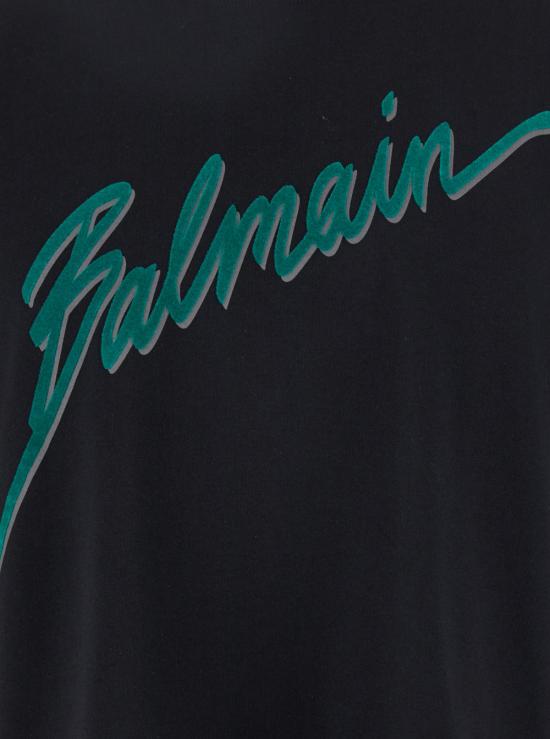 25FW 발망 반팔 티셔츠 FH1EG000BC86EOJ Black - BALMAIN