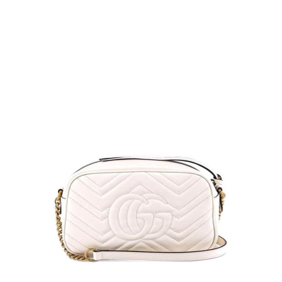 25FW 구찌 GG 마몽 마틀라세 스몰 체인 숄더백 447632DTD1T 9022 - GUCCI