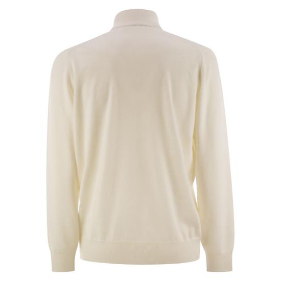 25FW 브루넬로 쿠치넬리 집업 니트 M2200124 CREAM - BRUNELLO CUCINELLI