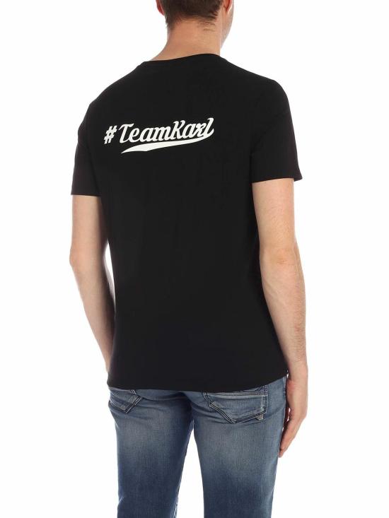  칼라거펠트 반팔 티셔츠 755038592220990 Black - KARL LAGERFELD