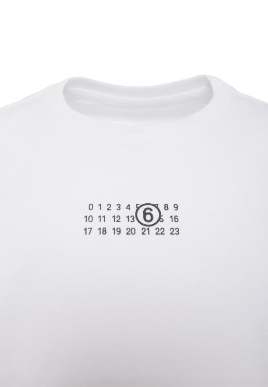 25FW [키즈] MM6 메종마르지엘라 티셔츠 M60908 MM04I M6100 WHITE - MM6 MAISON MARGIELA