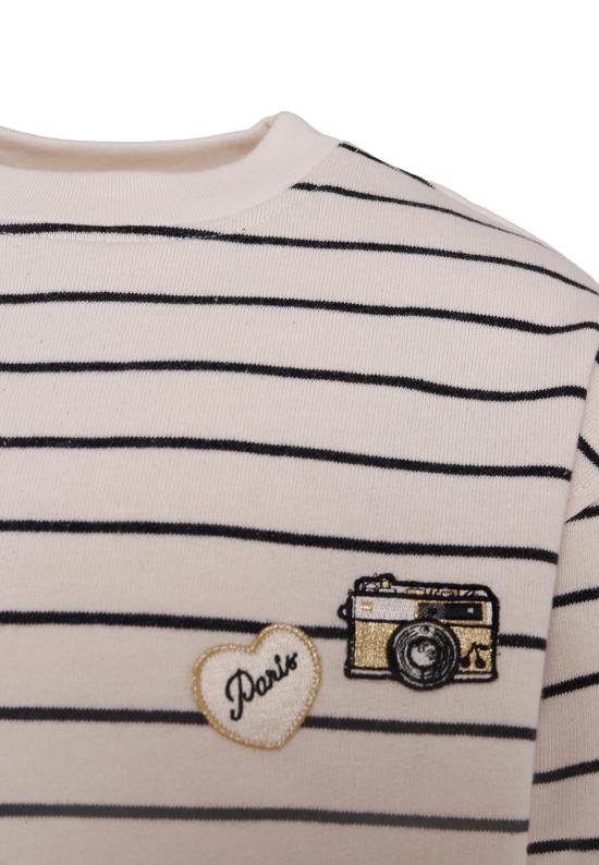 25FW [키즈] 봉쁘앙 니트/스웻셔츠 P05GSWK00001 299 IVORY - BONPOINT